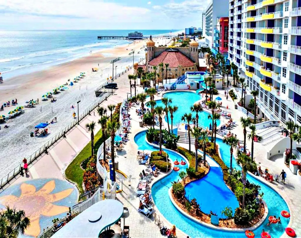 Apartment Vacation In Comfort And Luxury - 3Br Direct Oceanfront - Wyndham Ocean Walk Resort 2125 Daytona Beach